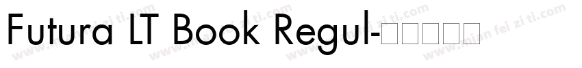 Futura LT Book Regul字体转换